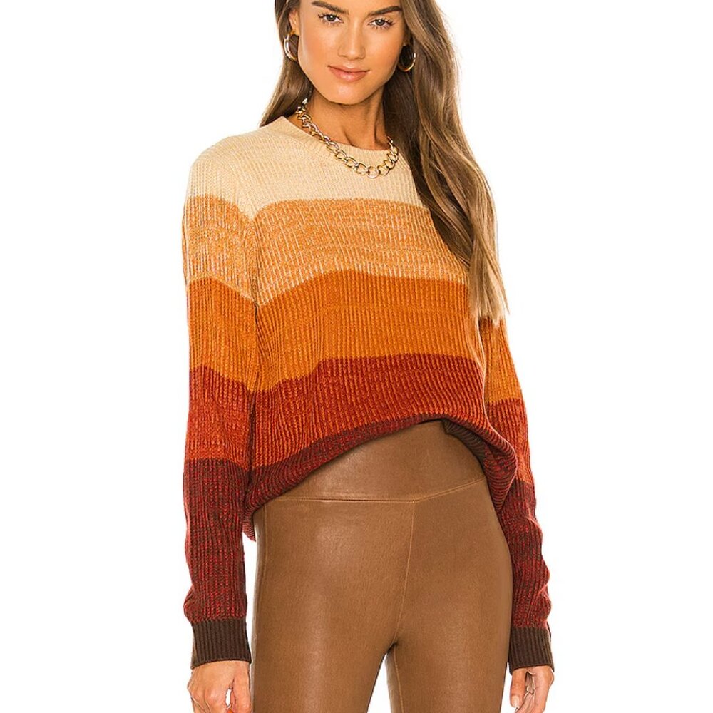 Stitches & Stripes Marli Pullover | Amber Combo | Size L | NWT | Lightweight